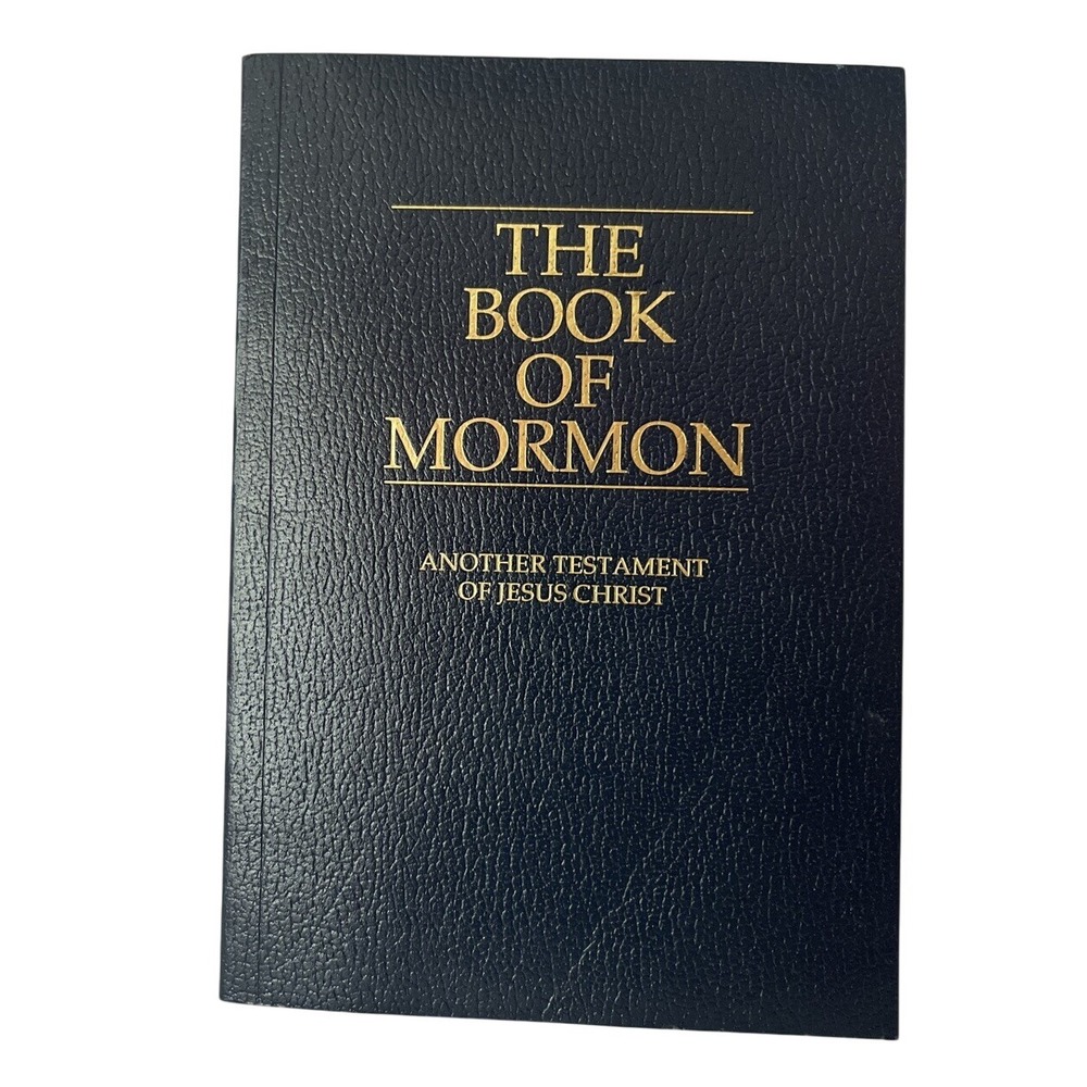 1991 The Book of Mormon Another Testament‎ of Jesus Christ Scriptures Religion